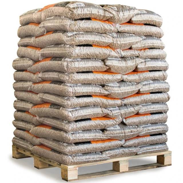 HEIZFUXX Granulés de bois Grey 6mm ENplusA1, 65 x 15kg Palette 1