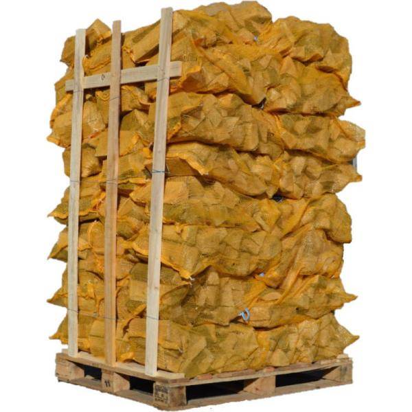 Palette mit 48 Säcken à 50dm3 Brennholz, 33cm