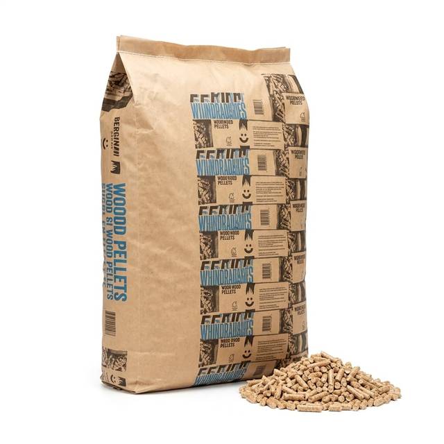 BoisExpress — Pellet Badger Palette von 65 Säcken à 17 kg Natürliche Trocknung 1