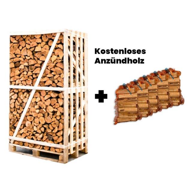 Palette Erle Brennholz 25cm