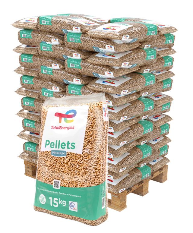 3 Paletten Pellets von TOTALENERGIES 1