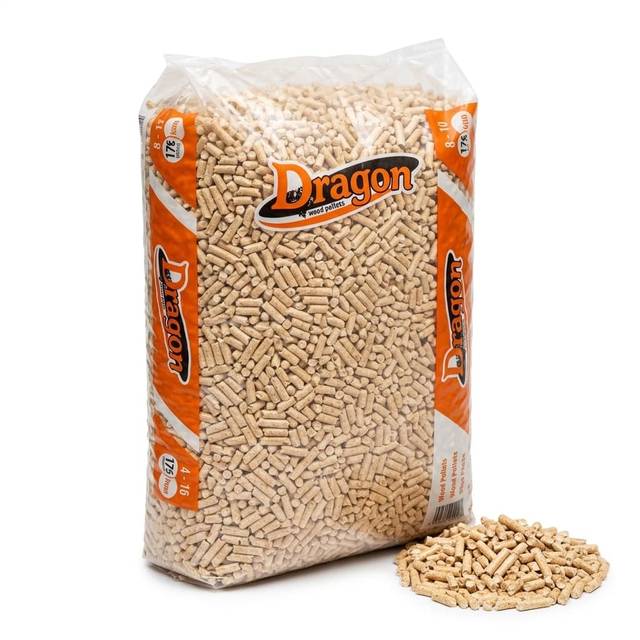 BoisExpress — Dragon Holzpellets EN+ A1 65 Säcke x 17kg Französisches Handwerk