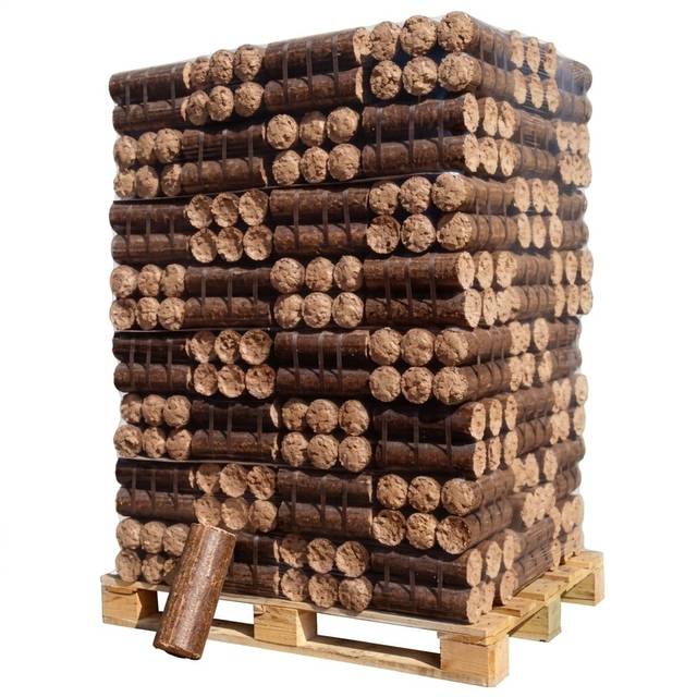 BoisExpress — Bois densifié Bûches de nuit Palette de 960 kg Bois Noble 1