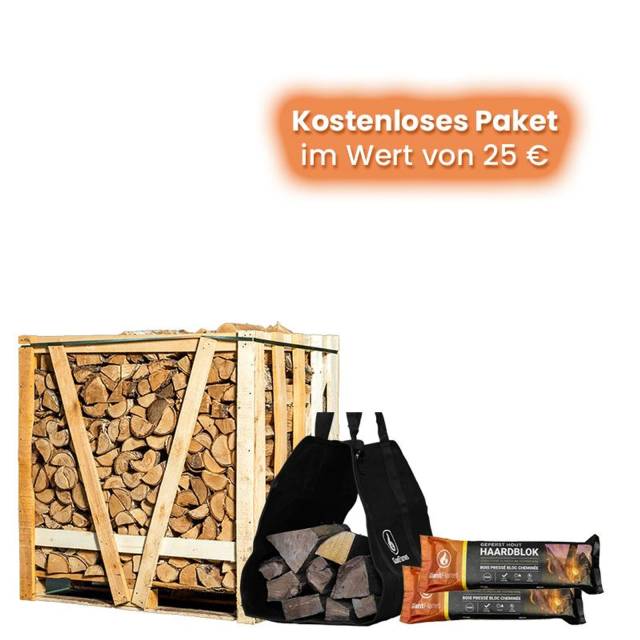 Halbe Palette Kaminholz 25cm nach Wahl