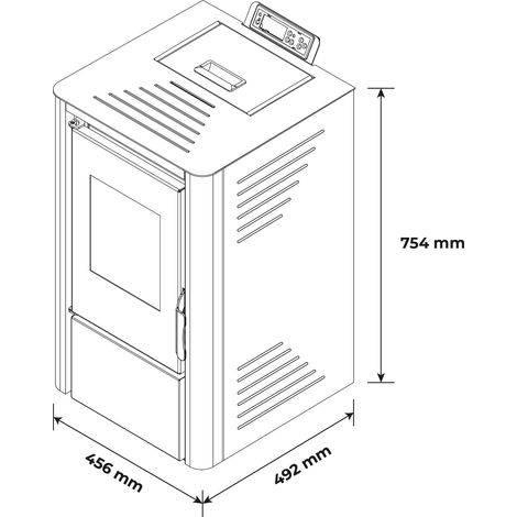Sannover Pilleovn 9.4 kW 2
