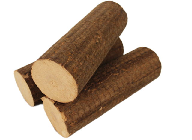 Runde bøg briketter palle 96 pakker x 10 kg (960 kg)